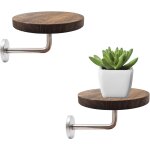 Kalanka - 2 pièces support mural pour pot de fleur etagère murale suspendue etagères flottantes pour ... Kalanka - 2 pièces support mural pour pot de fleur etagère murale suspendue etagères flottantes pour ...