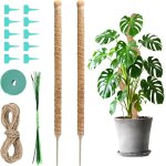 Kalanka - 2 pices tuteur monstera, 60cm pliable tuteur plante grimpante, pour maison jardin de plante ...