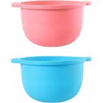 Kalanka - lot de 2 pots de cire en silicone, bol de cire de remplacement pour chauffe - cire, pots d'pilation ...