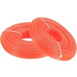 Kalanka - 2 rouleaux fil coupe bordure, 2, 0 mm x 50 m fil d�broussailleuse, fil de d�broussailleuse, ...