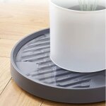 Kalanka - lot de 2 roulettes robustes pour pot de fleurs rond avec roues de freinage, support mobile ... Kalanka - lot de 2 roulettes robustes pour pot de fleurs rond avec roues de freinage, support mobile ...