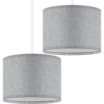 Kalanka - 2 sets de abat - jour pour lampe de chevet e27 à e14 abat - jour crème en lin avec bague d'adaptatio ... Kalanka - 2 sets de abat - jour pour lampe de chevet e27 à e14 abat - jour crème en lin avec bague d'adaptatio ...