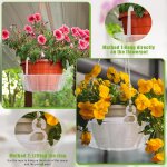 Kalanka - lot de 20 bacs à plantes suspendus en plastique de 25, 4 cm - soucoupe pour plantes - bac à ... Kalanka - lot de 20 bacs à plantes suspendus en plastique de 25, 4 cm - soucoupe pour plantes - bac à ...