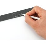 Kalanka - 20pz 15x2cm etiquettes plantes en ardoise pour plantes, etiquettes jardin exterieur avec stylo, ...