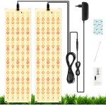 Kalanka - 20w lampe de croissance led, 2pcs plante spectre complet, horticole avec minuterie 3 / 6 / ... Kalanka - 20w lampe de croissance led, 2pcs plante spectre complet, horticole avec minuterie 3 / 6 / ...
