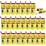 Kalanka - 25 pices attrape mouche naturel premium, rubans attrape mouche, attrape mouche papier, jaune ...