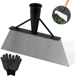 Kalanka - 26cm pelle de jardin multifonctionnelle, pelle de nettoyage jardinage en acier � mangan�se ...