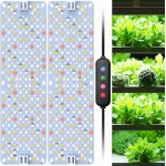 Kalanka - 2pack lampes led horticoles, lumire de croissance  spectre complet pour plantes d`intrieur, ...