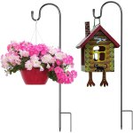 Kalanka - 2pcs crochets de berger 90cm en métal crochet de jardin résistant à la rouille pour mangeoire ... Kalanka - 2pcs crochets de berger 90cm en métal crochet de jardin résistant à la rouille pour mangeoire ...