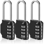 Kalanka - ® lot de 3 cadenas a combinaison résistant aux intempéries pour l'intérieur et l'extérieur ... Kalanka - ® lot de 3 cadenas a combinaison résistant aux intempéries pour l'intérieur et l'extérieur ...