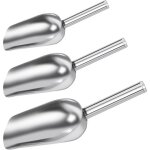 Kalanka - 3 × pelle multifonctionnelle en acier inoxydable, pelle cuisine, pelle � nourriture pour animaux, ...