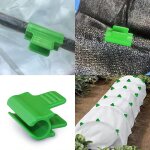Kalanka - - 30 clips en plastique vert pour serres, arceaux, plantes et poteaux de 1, 1 cm de diamètre, ... Kalanka - - 30 clips en plastique vert pour serres, arceaux, plantes et poteaux de 1, 1 cm de diamètre, ...