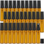 Kalanka - 30 mini flacon pulvérisateur en verre ambré de 5 ml bouteille d'echantillon de brume fine rechargeab ... Kalanka - 30 mini flacon pulvérisateur en verre ambré de 5 ml bouteille d'echantillon de brume fine rechargeab ...