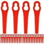 Kalanka - 30 pcs lames de rechange pour coupe - bordure sans fil lame en plastique compatible avec dbroussail ...
