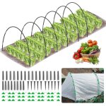 Kalanka - 30 pièces arceau pour serre tunnel, 41cm support dâ¿arceaux de jardin ajustable en fibre de ... Kalanka - 30 pièces arceau pour serre tunnel, 41cm support dâ¿arceaux de jardin ajustable en fibre de ...