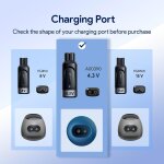 Kalanka - 4. 3v type - c fiches a00390 chargeur remplacement pour tondeuse barbe electriques homme rasoir ... Kalanka - 4. 3v type - c fiches a00390 chargeur remplacement pour tondeuse barbe electriques homme rasoir ...