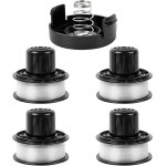 Kalanka - 4 bobines de fil compatible avec black + decker gl250 gl310 gl360 gl360sb, remplace la bobine ...