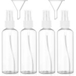 Kalanka - 4 pièces flacon spray vide, 100ml flacon vaporisateur fine brume, plastique pulverisateur voyage, ... Kalanka - 4 pièces flacon spray vide, 100ml flacon vaporisateur fine brume, plastique pulverisateur voyage, ...