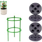 Kalanka - 4 pices soucoupe pot fleur, diamtre 20 cm elvateurs pot fleurs maille pad, structure en ...