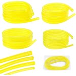 Kalanka - 4 pices tuyaux d'essence, 1m tuyau d'huile transparent jaune (2 x 3. 5mm, 2. 5 x 5mm, 3 x ...