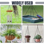 Kalanka - lot de 5 chanes suspendues pour pots de fleurs, 50 cm, chane  suspendre, chane en mtal ...