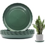 Kalanka - lot de 5 soucoupes pour pots de fleurs, plateaux d'gouttement pour plantes d'intrieur / extrieur, ...