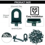 Kalanka - 50 pcs greenhouse hook plastic, accessoires de serre accessoires de serre pour panier suspendu ... Kalanka - 50 pcs greenhouse hook plastic, accessoires de serre accessoires de serre pour panier suspendu ...