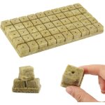 Kalanka - 50 pices laine de roche, hydroponique laine cubes 2, 5 x 2, 5 x 2, 5 cm, hydroponie laine ...