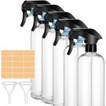 Kalanka - 500 ml vaporisateur vide (5pcs), flacon pompe  gchette en plastique pet, clean flacon pulvrisateu ...