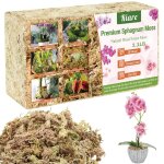 Kalanka - 500g sphaigne pour plante naturelle compress sphaigne pour orchides mlange pour pot - pour ...