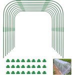 Kalanka - 6 pièces 80cm x 60cm arceau pour serre tunnel, réglable jardin plantes culture tunnel cadre, ... Kalanka - 6 pièces 80cm x 60cm arceau pour serre tunnel, réglable jardin plantes culture tunnel cadre, ...