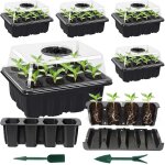 Kalanka - 6 pièces bac à semis serre de jardin, mini serre interieur plateaux de culture, bac culture ... Kalanka - 6 pièces bac à semis serre de jardin, mini serre interieur plateaux de culture, bac culture ...
