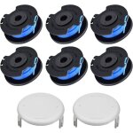 Kalanka - 6 pi�ces bobine de fil convient pour ryobi ac14rl3a, rechange coupe bordure pour ryobi one ...