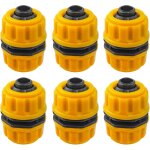 Kalanka - 6 pi�ce r�paration de tuyau connecteur 1 / 2 pouce double raccord de tuyau de jardin connecteur ...