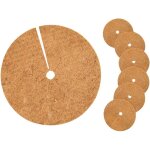 Kalanka - 6 pièces tapis de coco plantes, tapis de protection des plantes, disque de protection plante, ... Kalanka - 6 pièces tapis de coco plantes, tapis de protection des plantes, disque de protection plante, ...