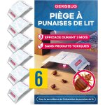 Kalanka - lot de 6 piges  punaises de lit - pige adhsif efficace avec puissant attractif pour la ...