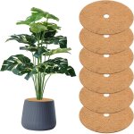 Kalanka - lot de 6 tapis de protection d'arbre en fibres de noix de coco, tapis de paillage pour arbre ...