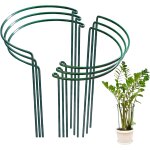 Kalanka - lot de 6 tuteur pour plante, 35x20cm demi - ronds supports de jardin en mtal, aidez vos plantes ...