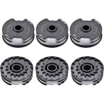 Kalanka - 6pcs bobine fil coupe bordure parkside, compatible avec prta 20 - li b1 / b2 / c3, prt 300 ...