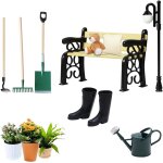 Kalanka - 7 pièces miniature jardin ornements, accessoires jardin miniature, jardinage miniature outils, ... Kalanka - 7 pièces miniature jardin ornements, accessoires jardin miniature, jardinage miniature outils, ...