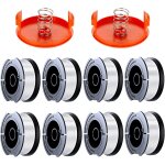 Kalanka - 8 pack bobine fil coupe bordure compatible avec black et decker coupe bordures, a6481 a6485 ... Kalanka - 8 pack bobine fil coupe bordure compatible avec black et decker coupe bordures, a6481 a6485 ...