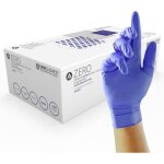 Kalanka - advanced zero gm0054 lot de 100 paires de gants d'examen en nitrile sans acc�l�rateur - multifonctio ...