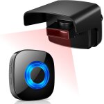 Kalanka - alarme d�tecteur de mouvement exterieur, syst�me alarme detecteur exterieur sonnette sans fil, ...