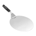 Kalanka - anti - d�rapan pelle � pizza ronde en inox, pour la cuisson au pizza stone oven & grill