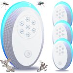 Kalanka - anti moustique ultrason prise, ultrason souris mouche 4 paquets, appareil repulsif souris efficace ...