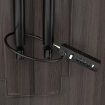 Kalanka - antivol a câble avec combinaison, petit câble en acier de 60 cm avec combinaison a 4 chiffres, ... Kalanka - antivol a câble avec combinaison, petit câble en acier de 60 cm avec combinaison a 4 chiffres, ...