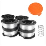 Kalanka - bobines de fil 8 pi�ces pour bobines de coupe - bordures black & decker, fil en nylon de 9 ...