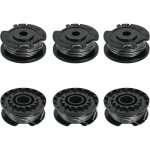 Kalanka - bobine fil coupe bordure pour bosch easygrasscut rotofil, 6 bobines, fil d�broussailleuse