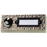 Kalanka - bouton de sonnette en métal avec plaque signalétique - en laiton chromé - bouton - poussoir ... Kalanka - bouton de sonnette en métal avec plaque signalétique - en laiton chromé - bouton - poussoir ...