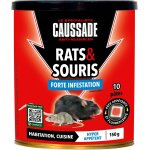 Kalanka - caussade anti rats & souris - forte infestation - lieux secs & humides - 10 sachets ptes fluorescen ...